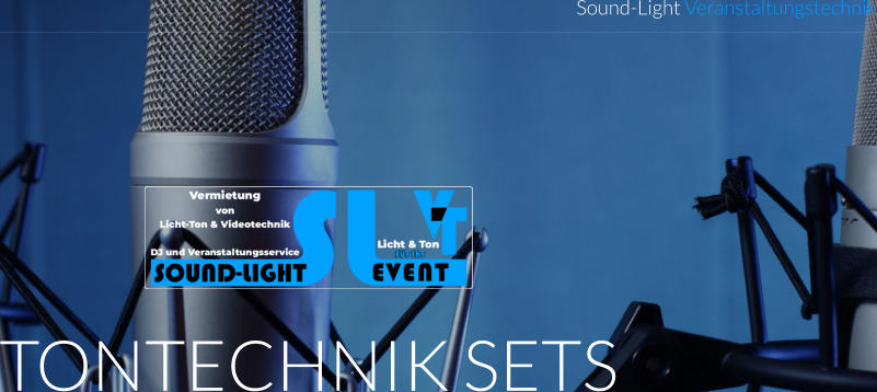 TONTECHNIK SETS Sound-Light Veranstaltungstechnik