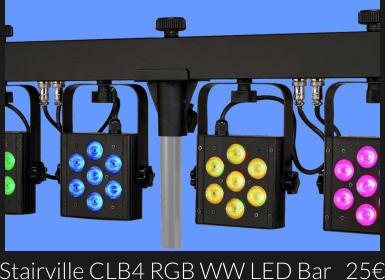 Stairville CLB4 RGB WW LED Bar   25€